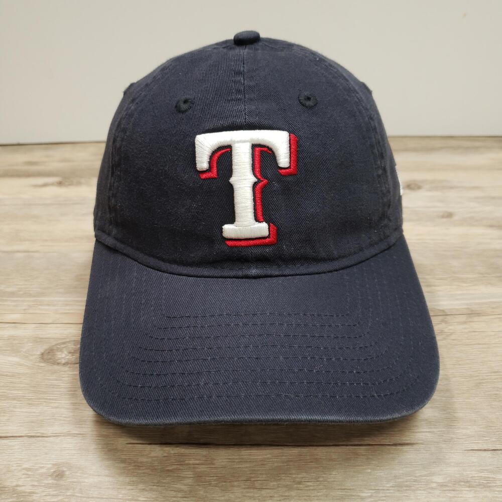 Texas Rangers Hat Cap Strap Back Womens Navy Blue MLB Baseball New Era Cotton